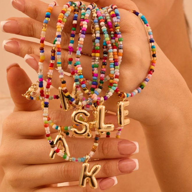 Colorful Letter Necklace