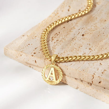 Initial Letter Necklace