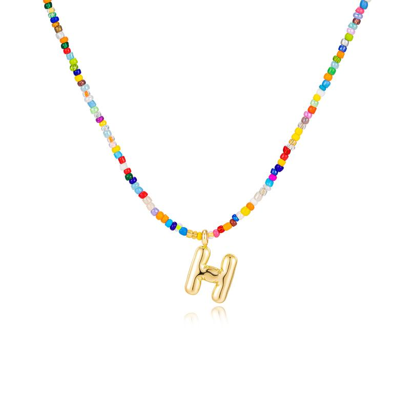 Colorful Letter Necklace