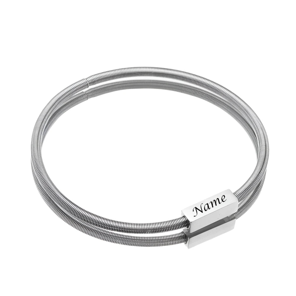 Personalized Love Block Bracelet