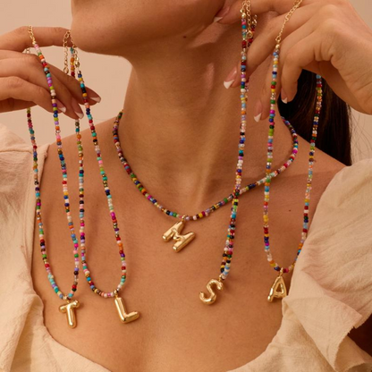 Colorful Letter Necklace